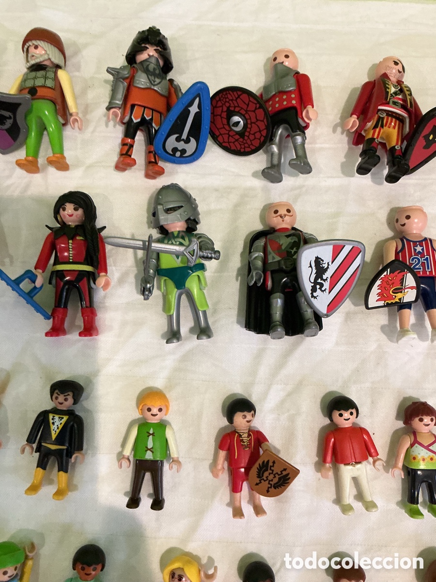 Playmobil: LOTE DE 60 FIGURAS PLAYMOBIL VARIADAS &ndash; REF. E-1 - Foto 10