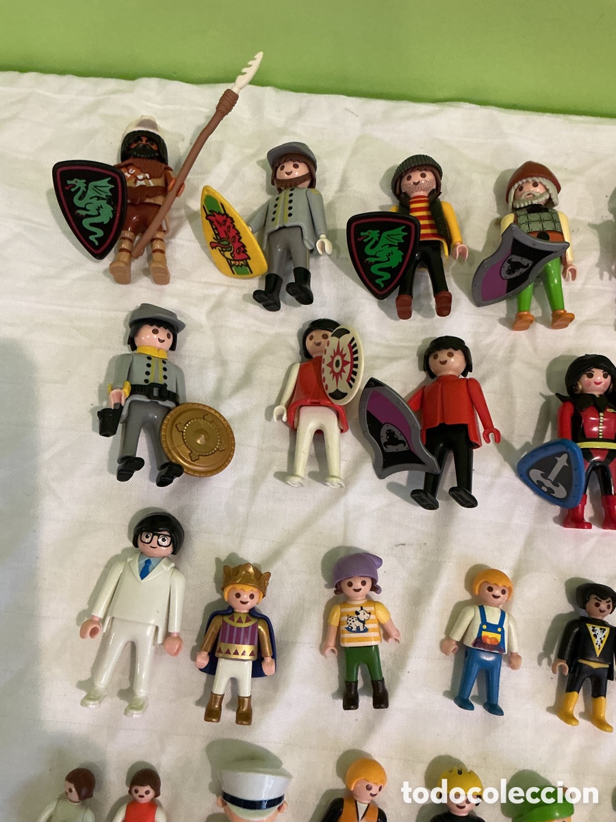 Playmobil: LOTE DE 60 FIGURAS PLAYMOBIL VARIADAS &ndash; REF. E-1 - Foto 11