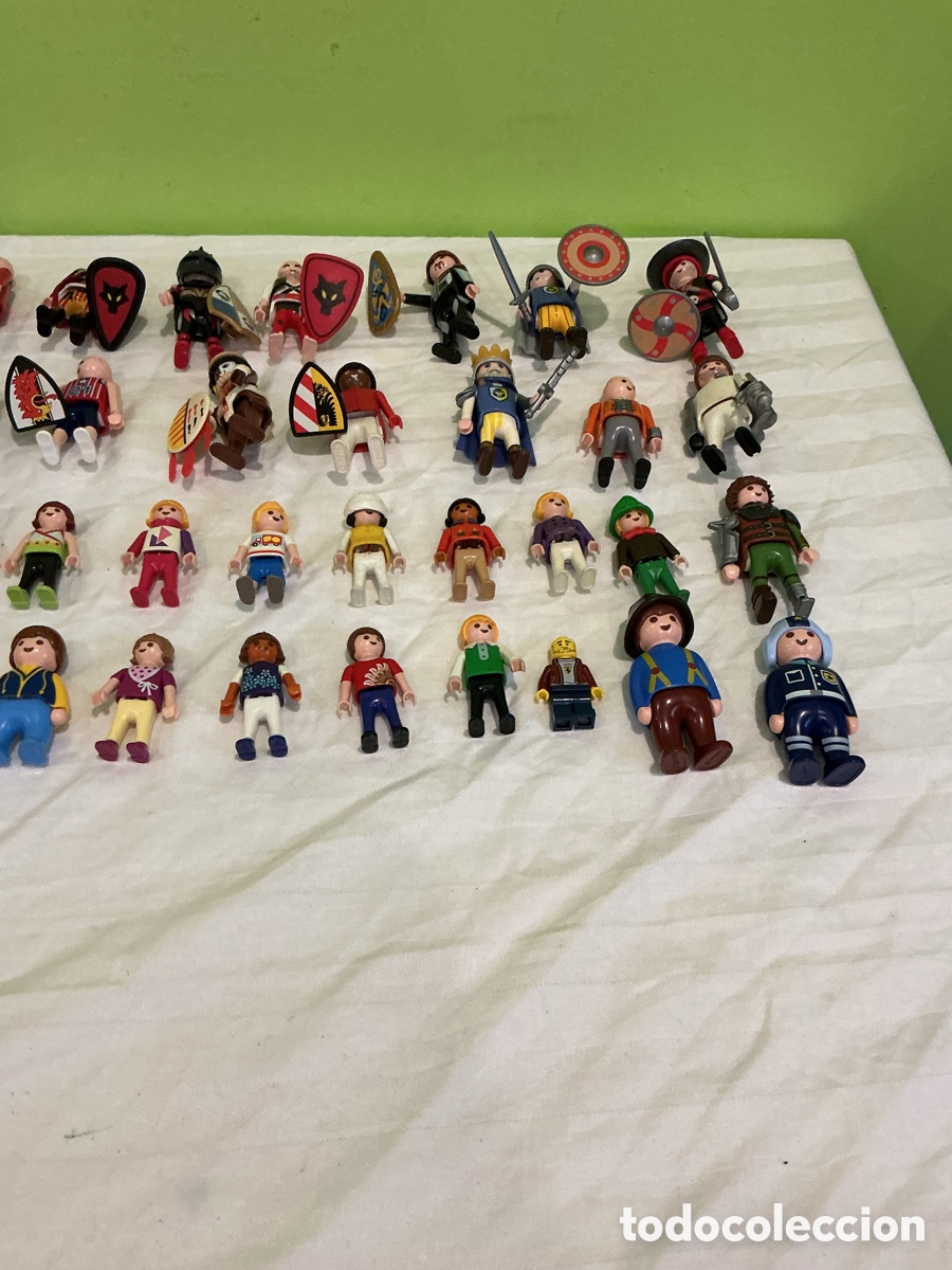 Playmobil: LOTE DE 60 FIGURAS PLAYMOBIL VARIADAS &ndash; REF. E-1 - Foto 12
