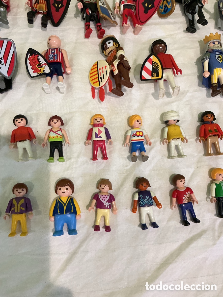 Playmobil: LOTE DE 60 FIGURAS PLAYMOBIL VARIADAS &ndash; REF. E-1 - Foto 13