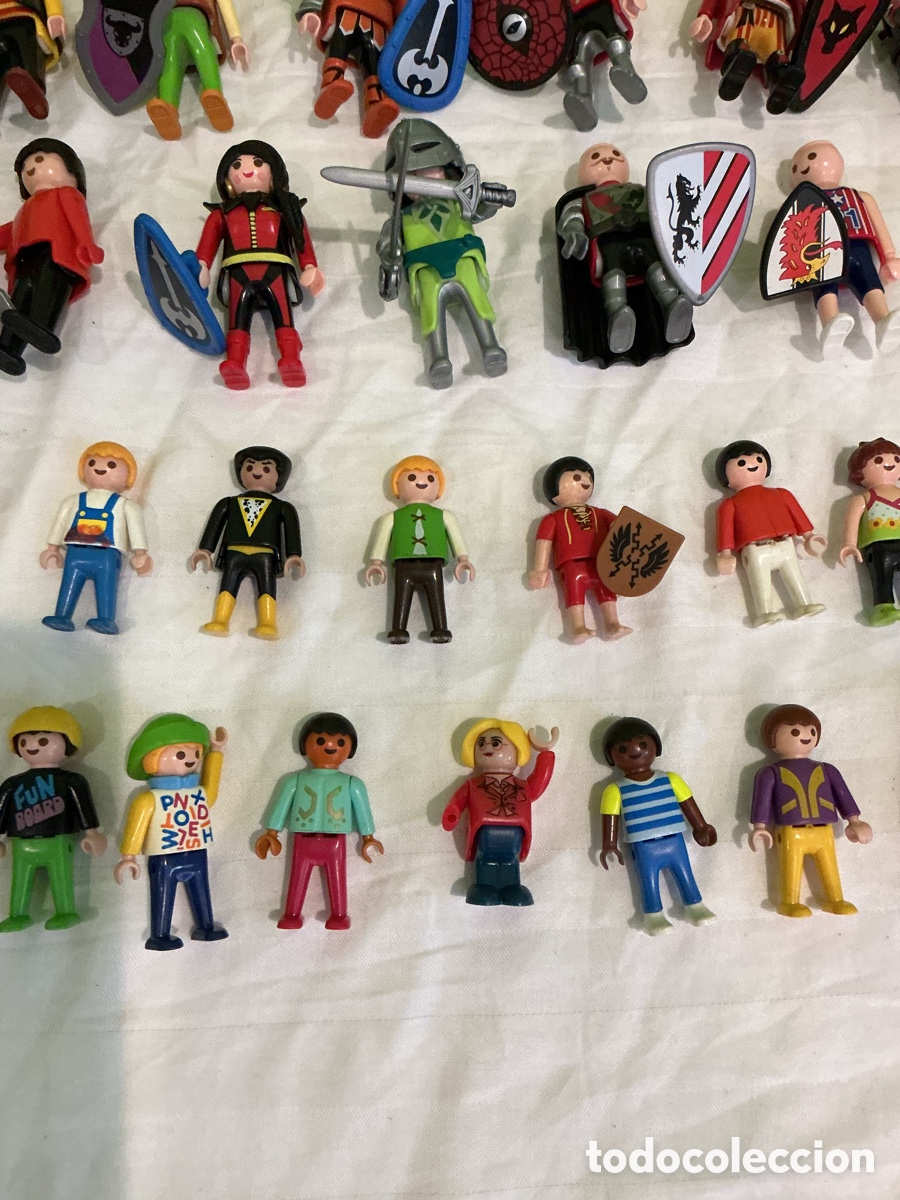 Playmobil: LOTE DE 60 FIGURAS PLAYMOBIL VARIADAS &ndash; REF. E-1 - Foto 14