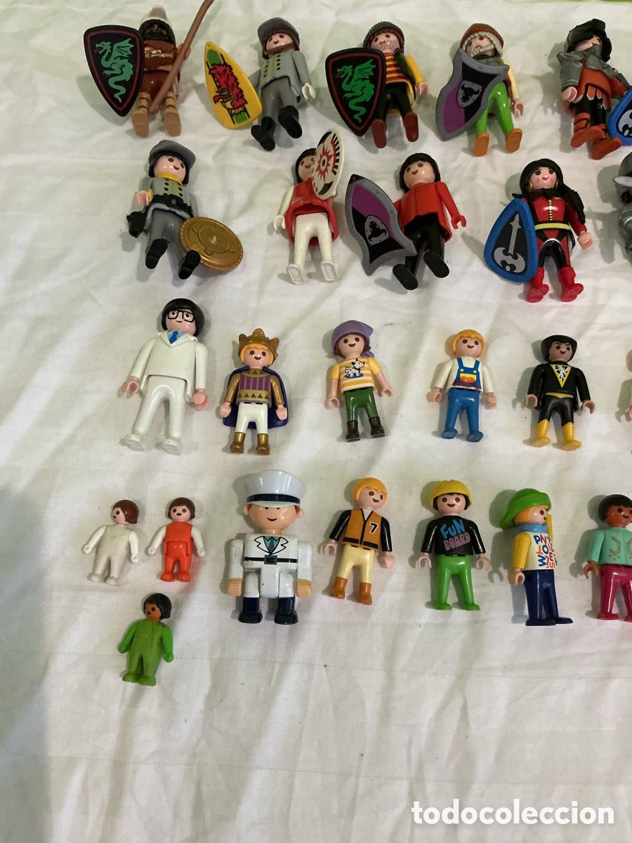 Playmobil: LOTE DE 60 FIGURAS PLAYMOBIL VARIADAS &ndash; REF. E-1 - Foto 15