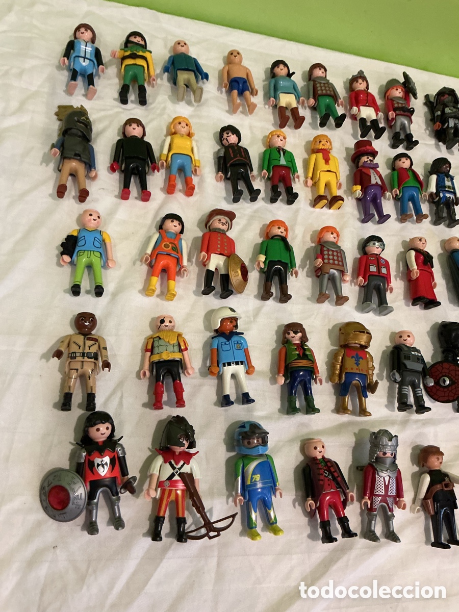 Playmobil: LOTE DE 60 FIGURAS PLAYMOBIL VARIADAS &ndash; REF. B-2 - Foto 2