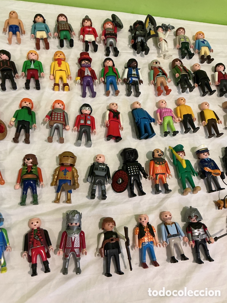 Playmobil: LOTE DE 60 FIGURAS PLAYMOBIL VARIADAS &ndash; REF. B-2 - Foto 3