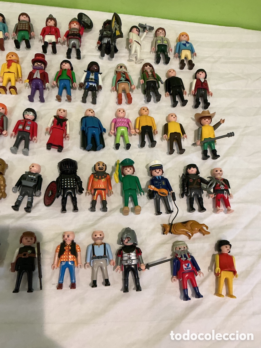 Playmobil: LOTE DE 60 FIGURAS PLAYMOBIL VARIADAS &ndash; REF. B-2 - Foto 4