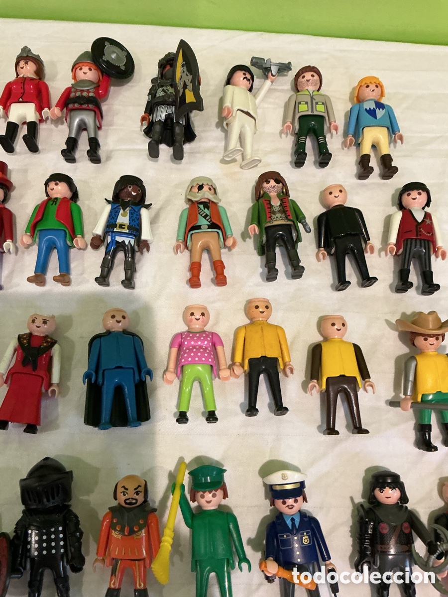 Playmobil: LOTE DE 60 FIGURAS PLAYMOBIL VARIADAS &ndash; REF. B-2 - Foto 6