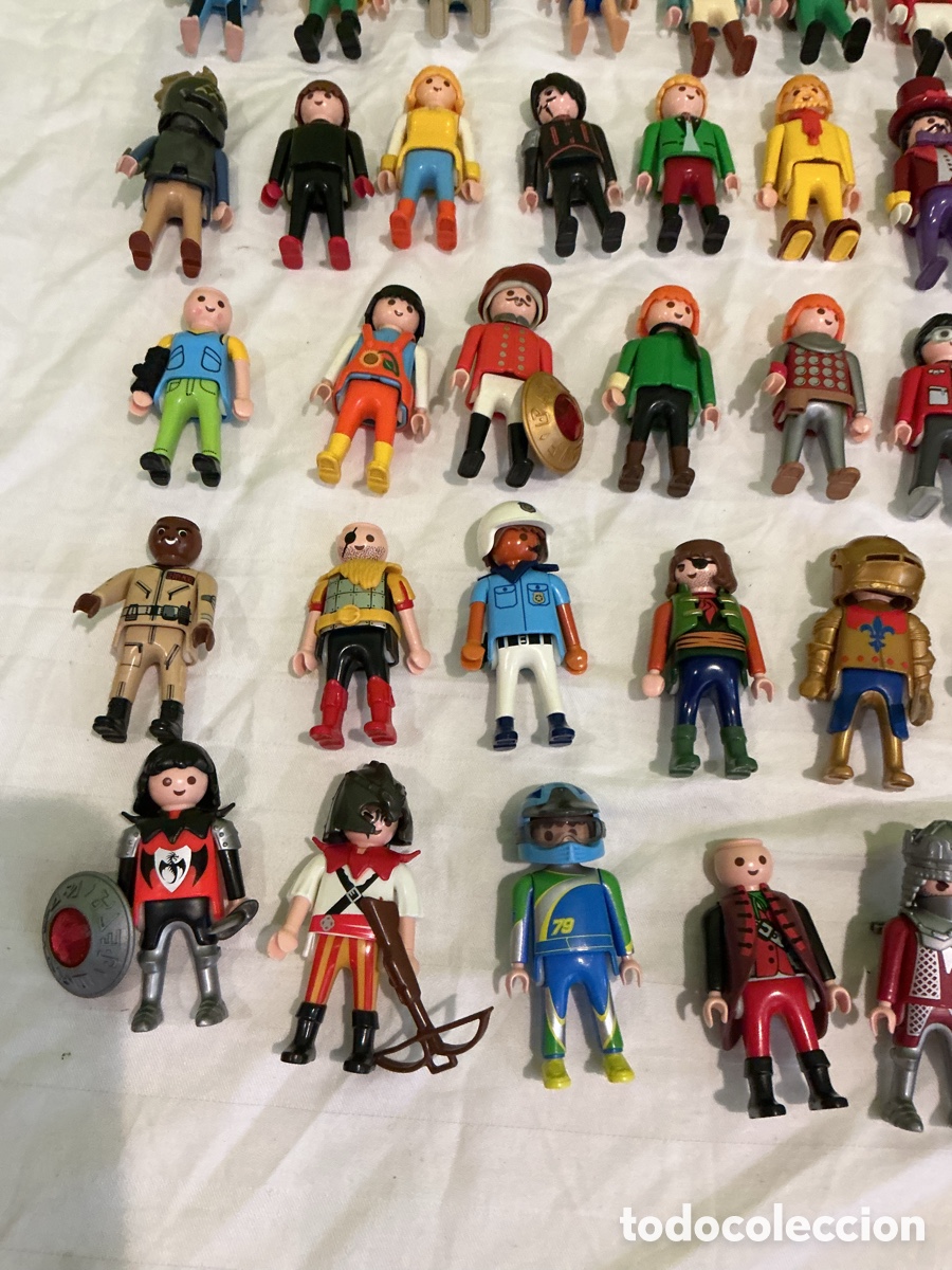 Playmobil: LOTE DE 60 FIGURAS PLAYMOBIL VARIADAS &ndash; REF. B-2 - Foto 8