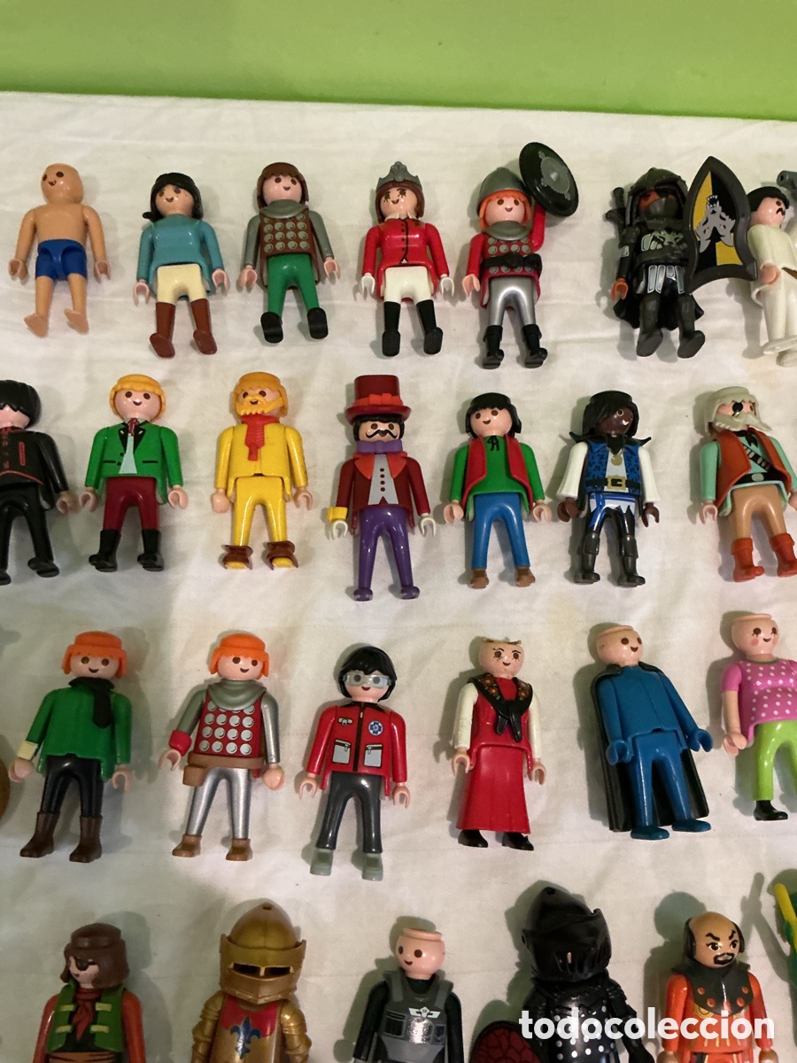 Playmobil: LOTE DE 60 FIGURAS PLAYMOBIL VARIADAS &ndash; REF. B-2 - Foto 10