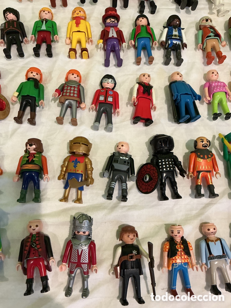 Playmobil: LOTE DE 60 FIGURAS PLAYMOBIL VARIADAS &ndash; REF. B-2 - Foto 11