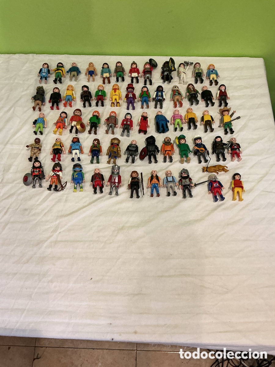 Playmobil: LOTE DE 60 FIGURAS PLAYMOBIL VARIADAS &ndash; REF. B-2