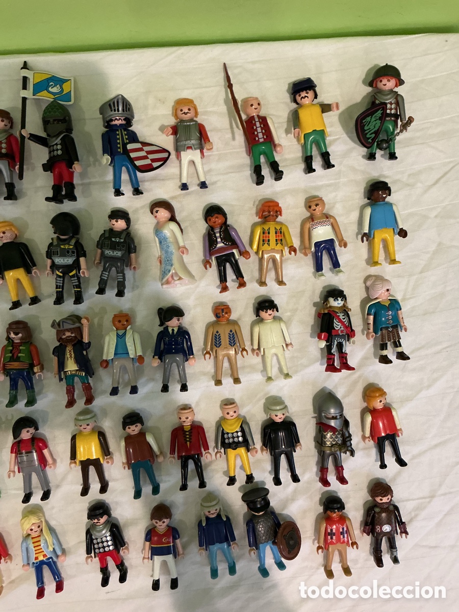 Playmobil: LOTE DE 63 FIGURAS PLAYMOBIL VARIADAS &ndash; REF. C-1 - Foto 8