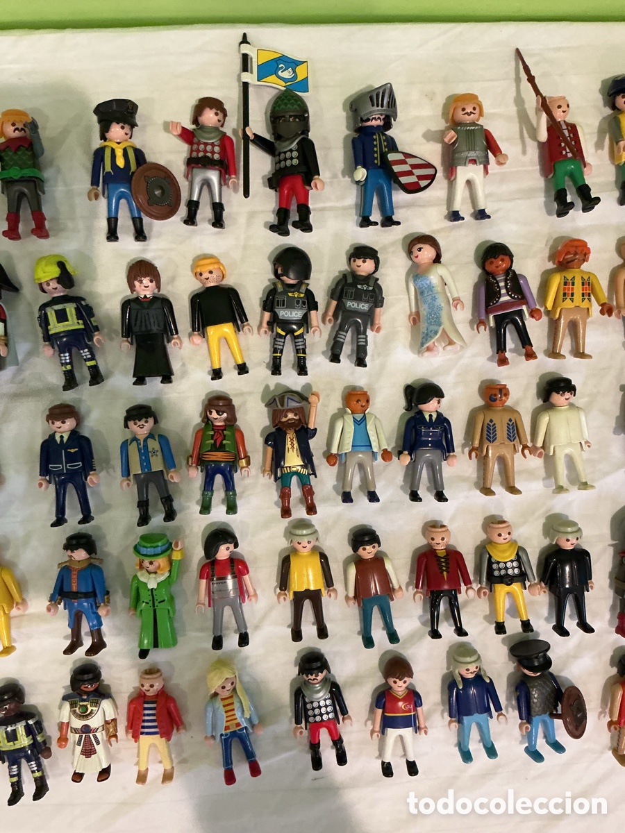 Playmobil: LOTE DE 63 FIGURAS PLAYMOBIL VARIADAS &ndash; REF. C-1 - Foto 13