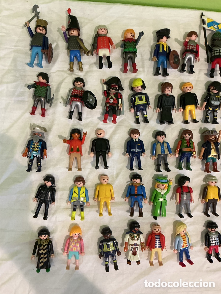 Playmobil: LOTE DE 63 FIGURAS PLAYMOBIL VARIADAS &ndash; REF. C-1 - Foto 15