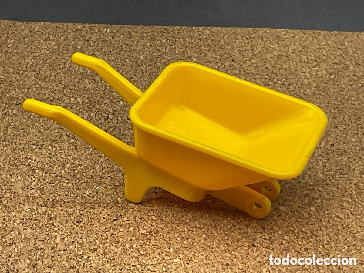 Playmobil: ACCESORIO PLAYMOBIL. DESPIECE DE CARRETILLA COLOR AMARILLO.