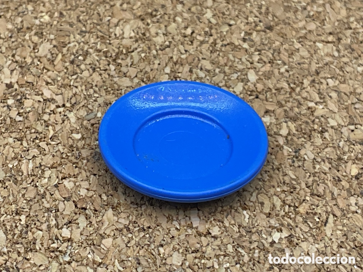 Playmobil: ACCESORIO PLAYMOBIL. PLATO COLOR AZUL.