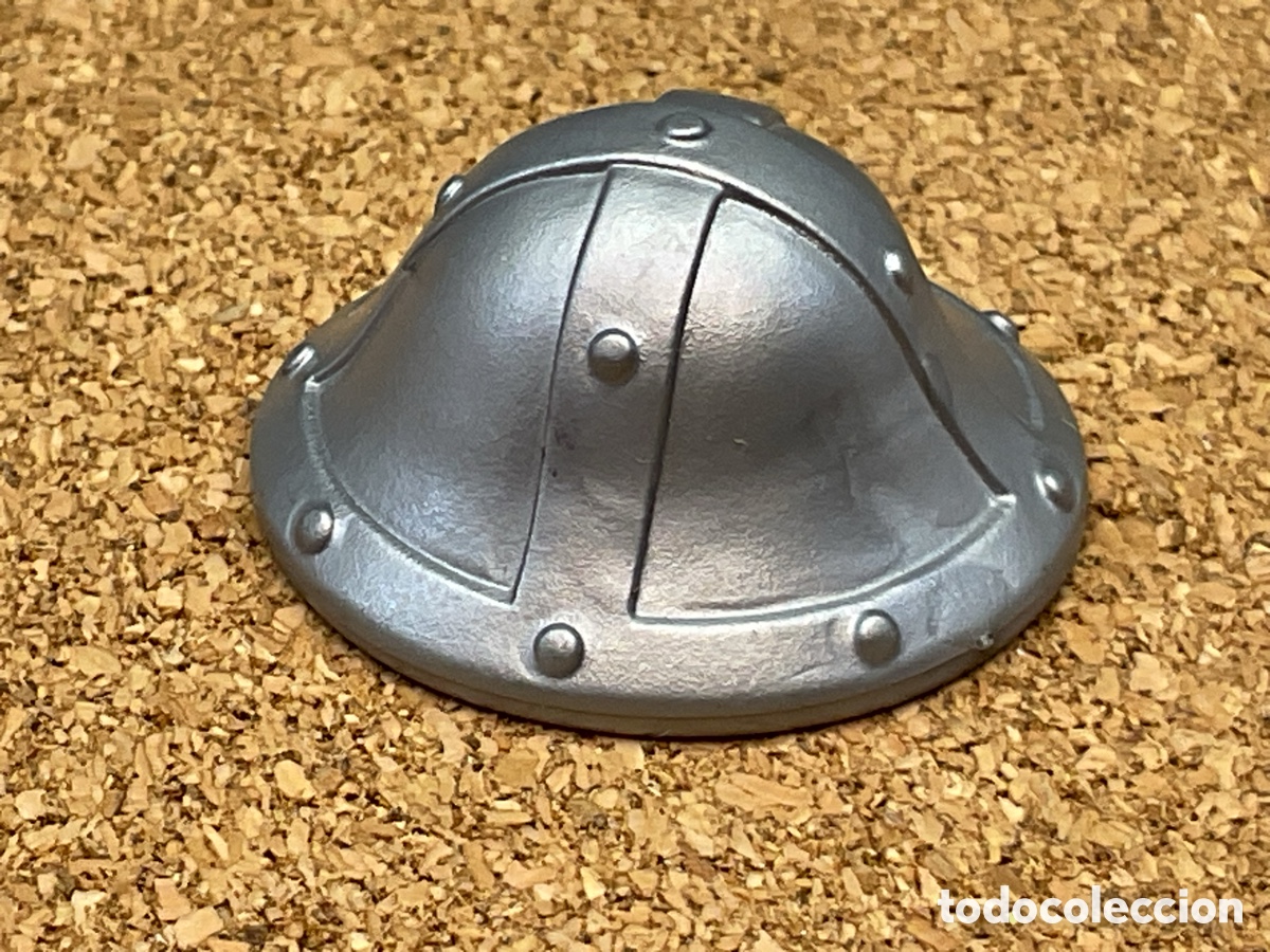 Playmobil: ACCESORIO PLAYMOBIL. CASCO MEDIEVAL COLOR PLATEADO.