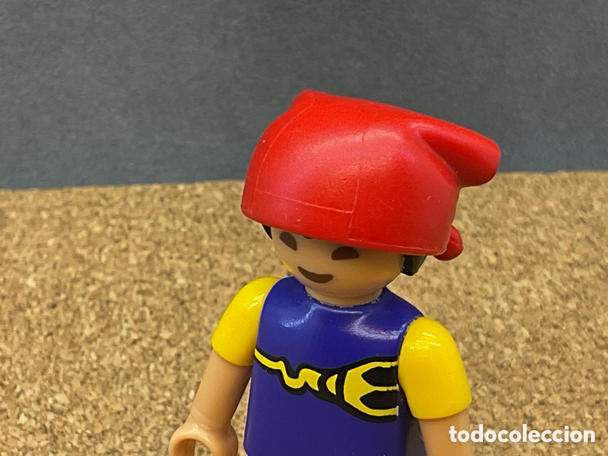 Playmobil: ACCESORIO PLAYMOBIL. PA&Ntilde;UELO ROJO CABEZA NI&Ntilde;OS.