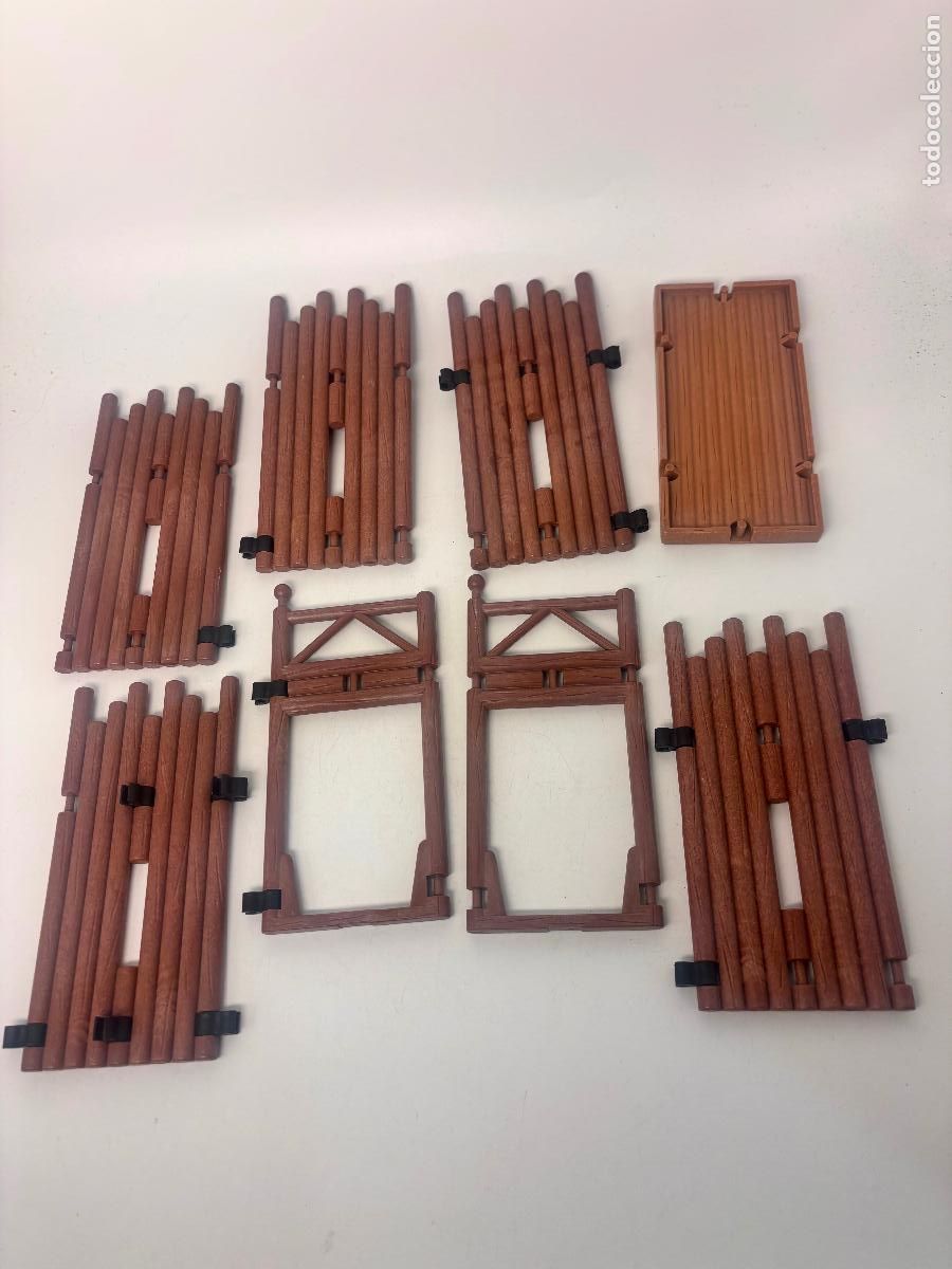 Playmobil: Playmobil 3419 3420 3773 3806 lote piezas ampliaci&oacute;n fuerte