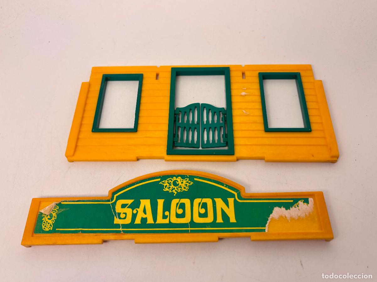 Playmobil: Playmobil 3425 letrero y pared sal&oacute;n oeste