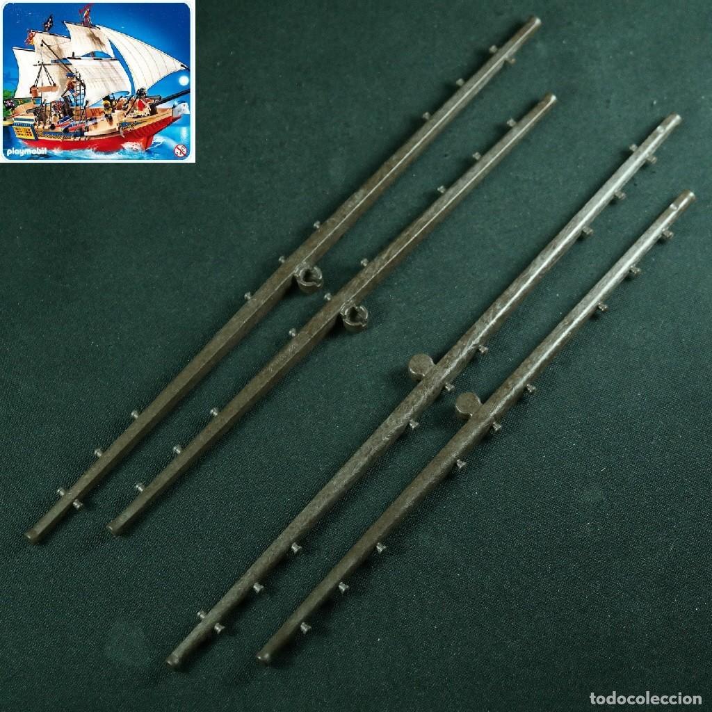 Playmobil: Playmobil 4 soportes para velas barco pirata 4290 ☼