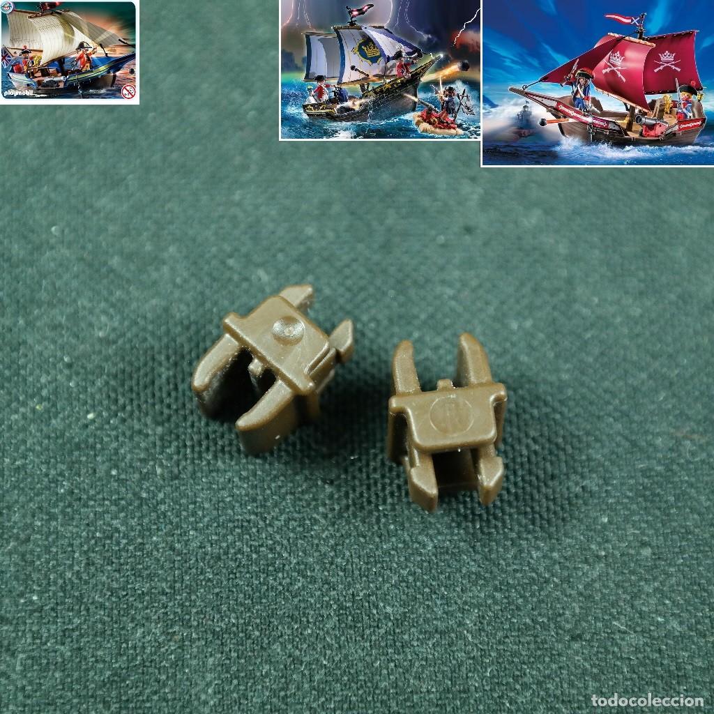 Playmobil: Playmobil dos ganchos de mastil barco pirata ☼