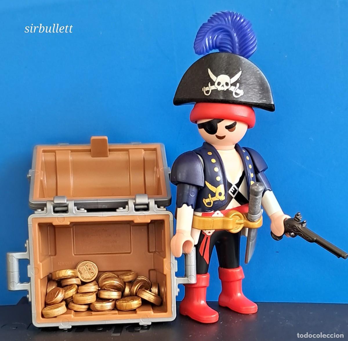Playmobil: Figura Pirata Cofre del Tesoro. Playmobil