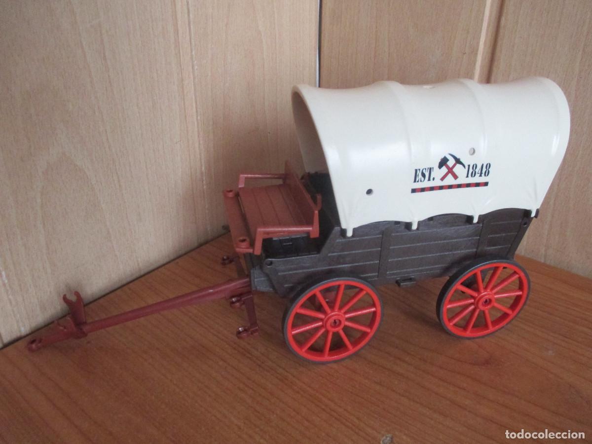 Playmobil: PLAYMOBIL : 1 CARRETA OESTE PARA TRANSPORTE MILITAR