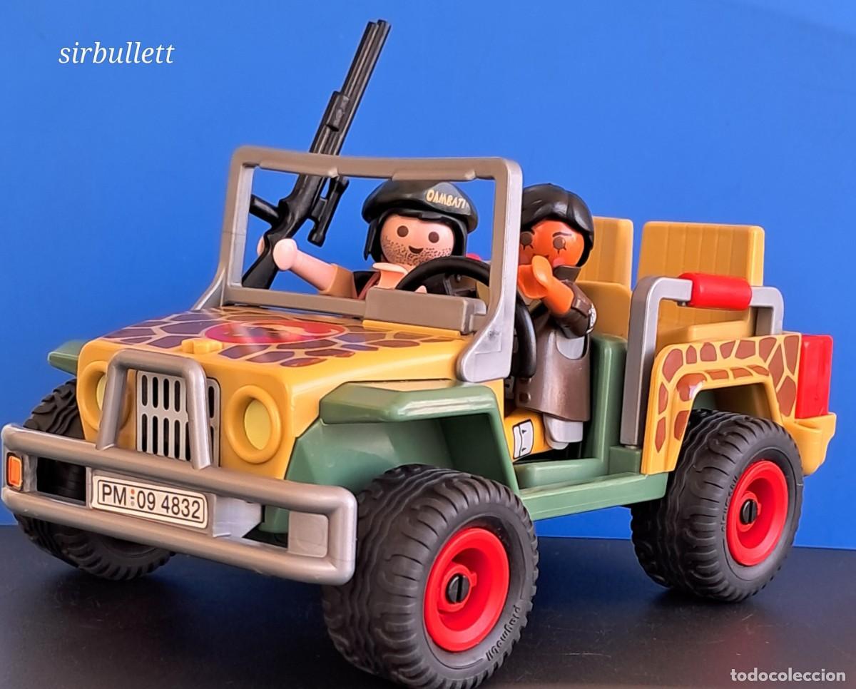 Playmobil: Jeep Safari. Playmobil 4832. Figuras Cazadores exploradores. Ideal Militar