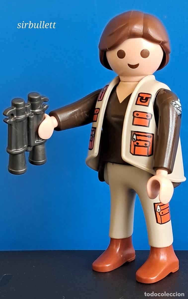Playmobil: Figura mujer arque&oacute;loga exploradora cazadora. Playmobil. Prim&aacute;ticos