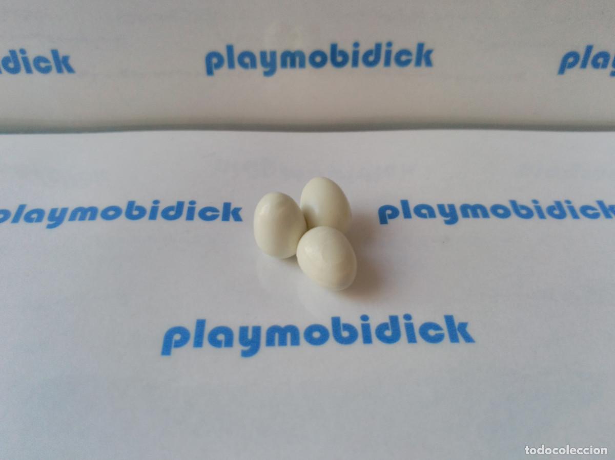 Playmobil: Playmobil huevos avestruz tortuga set 3 comida mercado