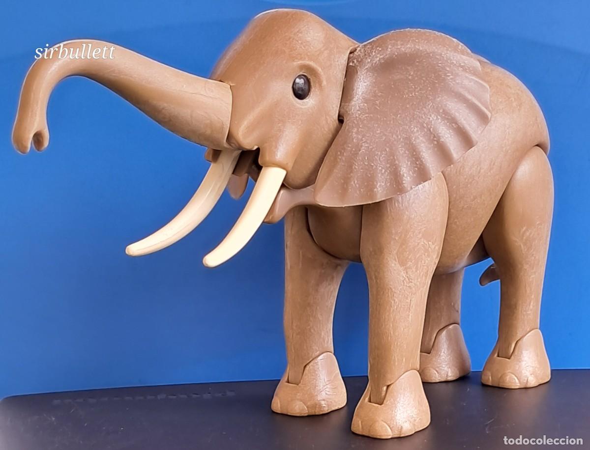 Playmobil: Elefante adulto. Playmobil. Animales salvajes africanos. Sabana. Zoo
