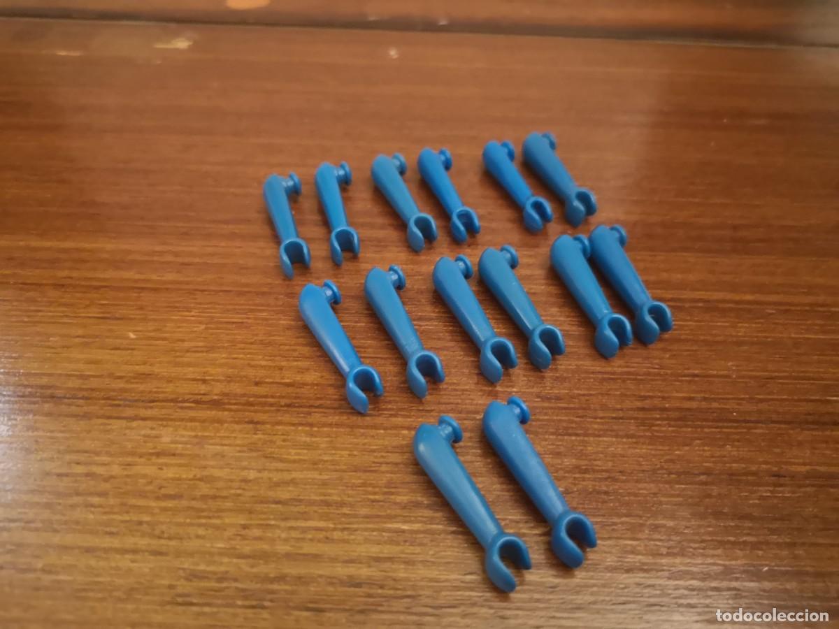Playmobil: Playmobil brazos azul mano fija primera generaci&oacute;n Mad