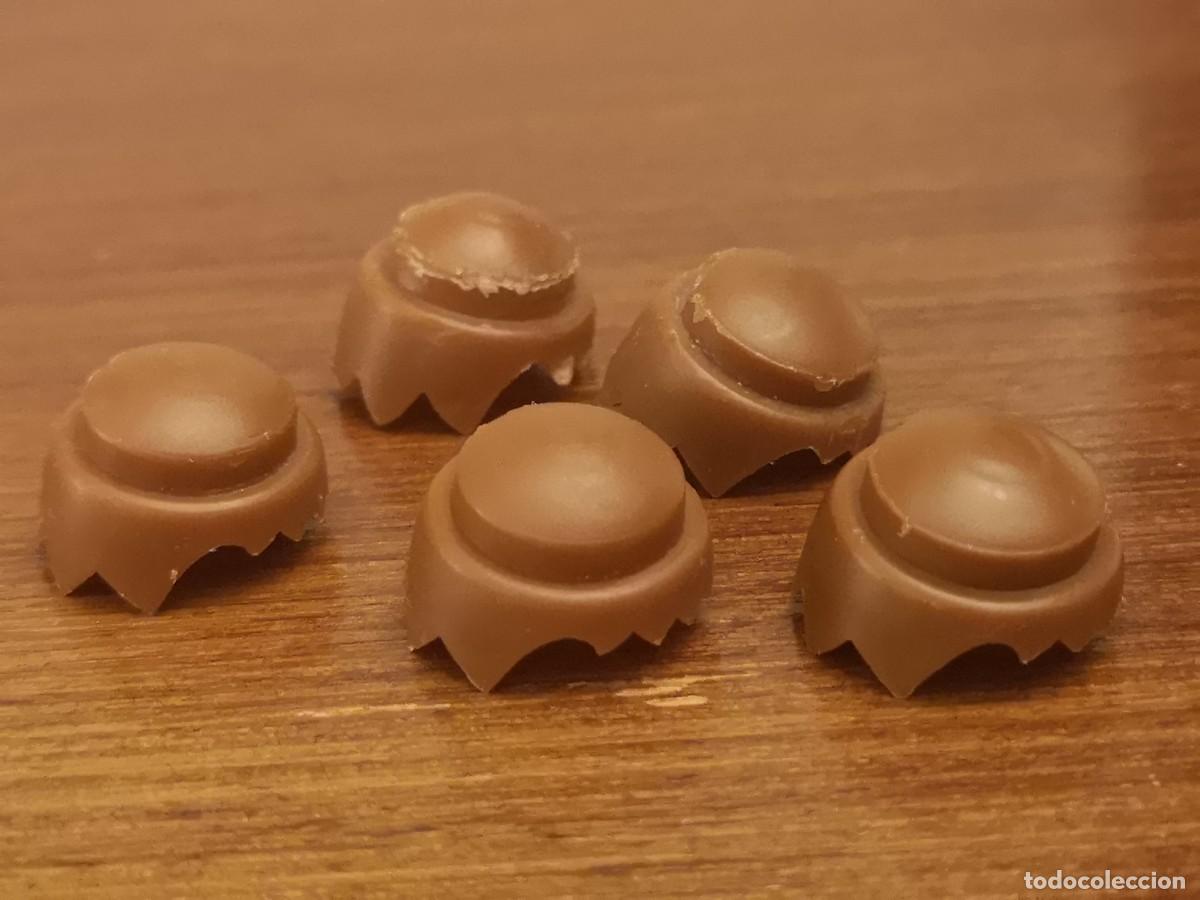 Playmobil: Playmobil pelo marr&oacute;n peluca cabeza Mad