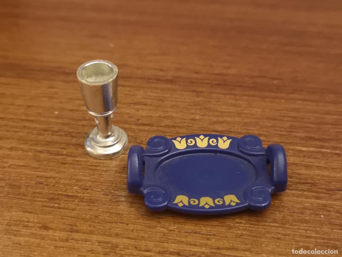 Playmobil: Playmobil bandeja azul copa cromada Mad
