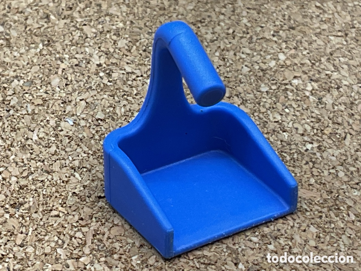 Playmobil: ACCESORIO PLAYMOBIL. RECOGEDOR LIMPIEZA COLOR AZUL.