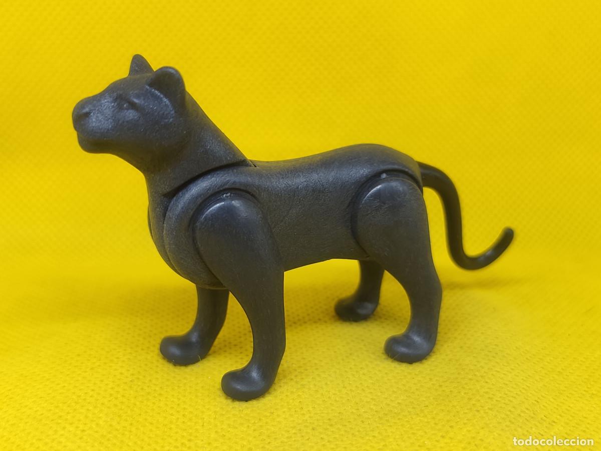 Playmobil: Playmobil Pantera gris con cola negra, animal salvaje