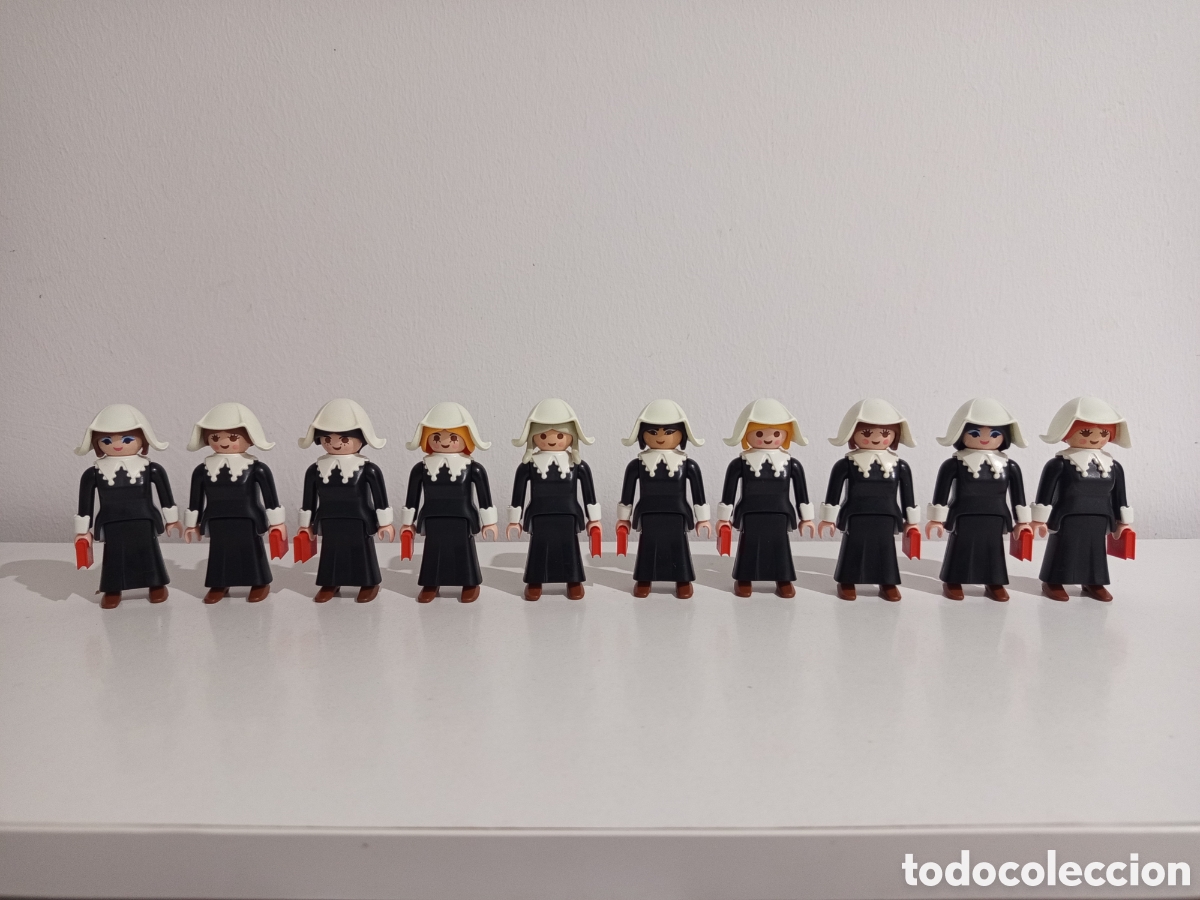 Playmobil: Playmobil lote monjas ,nuevo