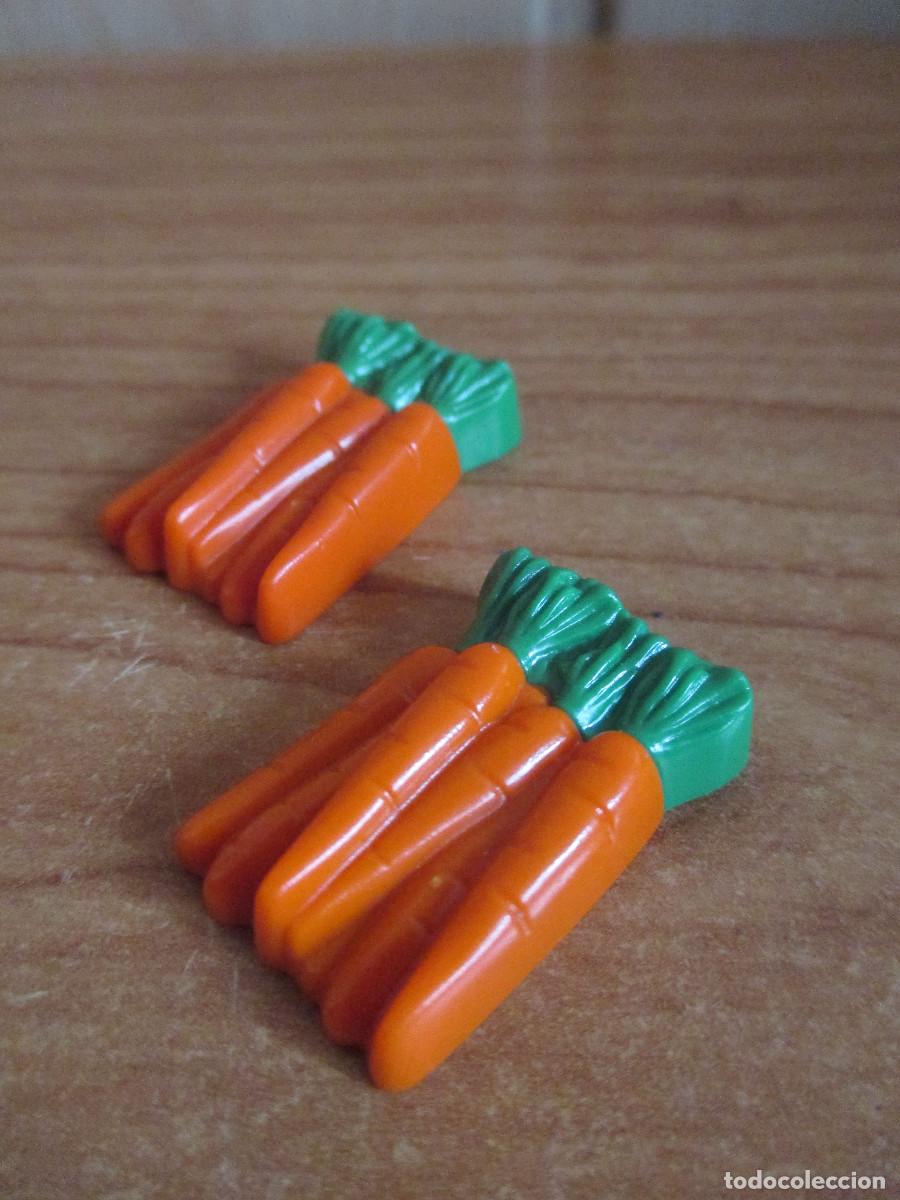 Playmobil: PLAYMOBIL : 1 LOTE DE 2 ZANAHORIAS