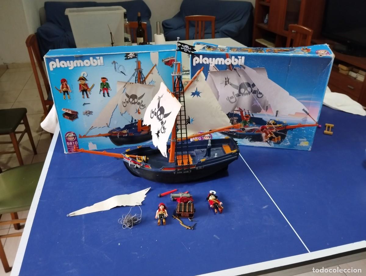 Playmobil: PLAYMOBIL 5810 BARCO PIRATA INCOMPLETO