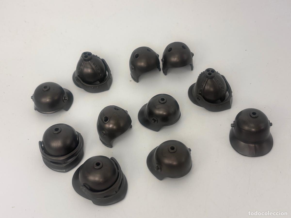 Playmobil: Playmobil lote casco gris oscuro medieval
