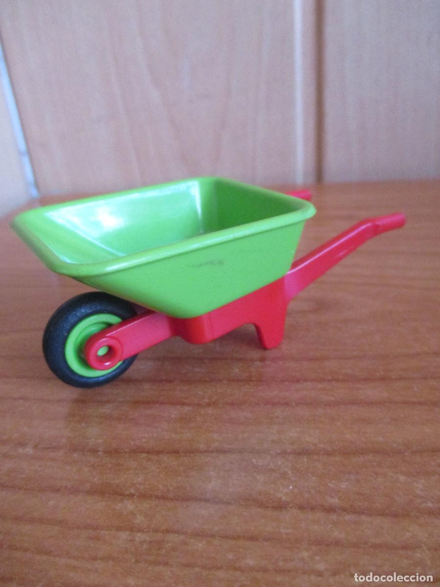 Playmobil: PLAYMOBIL : 1 CARRETILLA VERDE , GRANJA