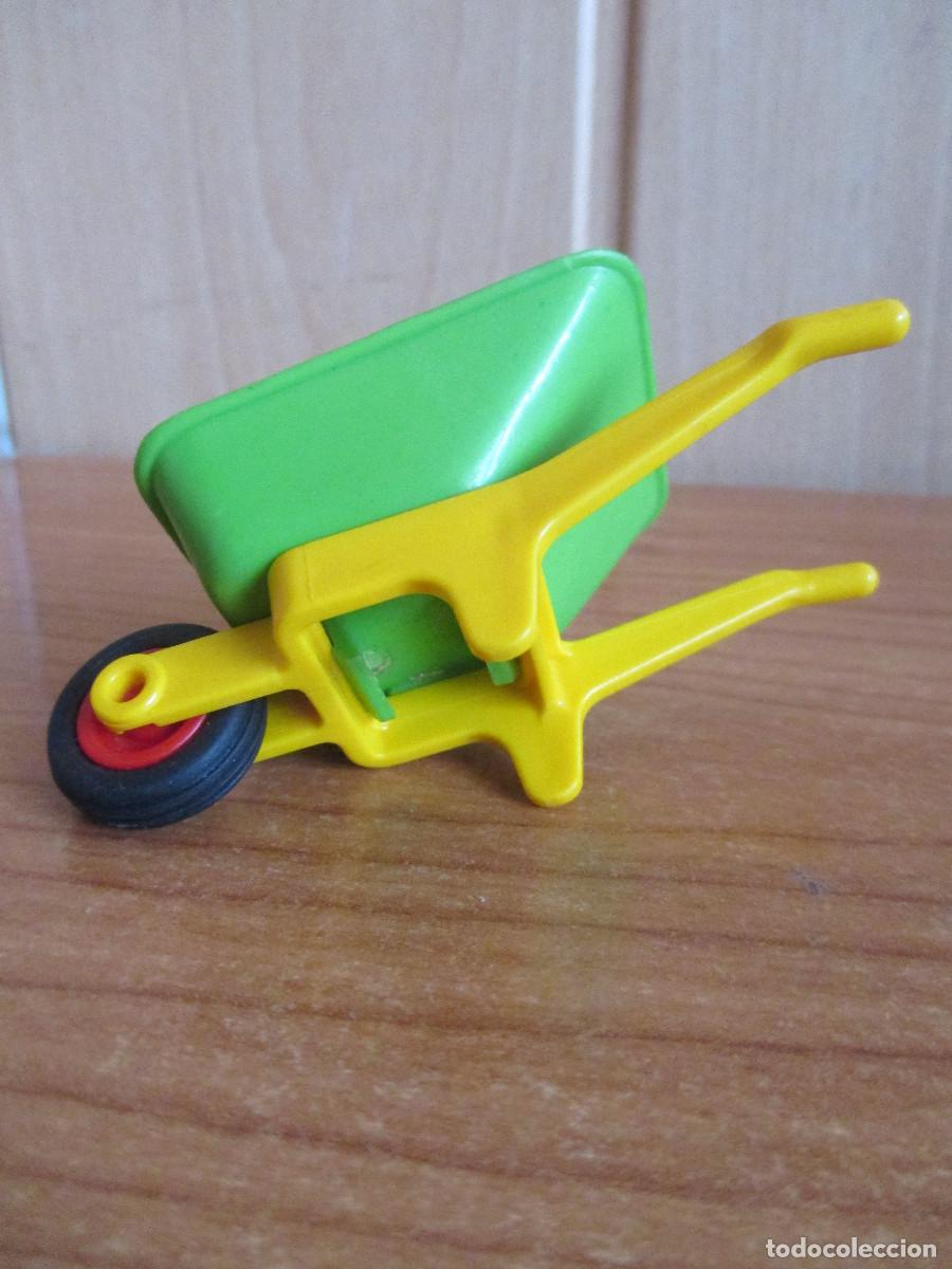 Playmobil: PLAYMOBIL : 1 CARRETILLA VERDE , GRANJA