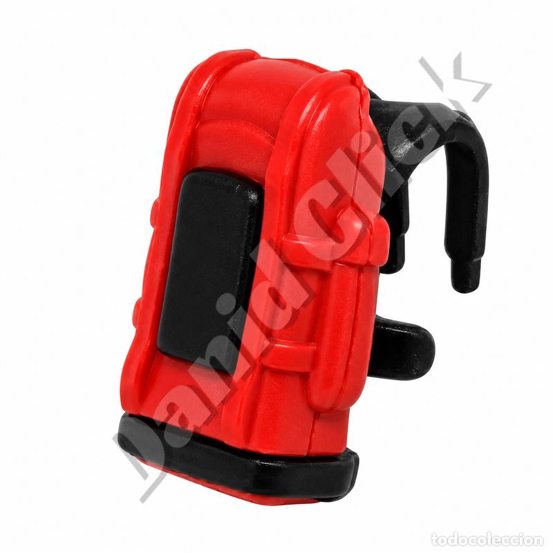 Playmobil: Mochila Roja Playmobil para Monta&ntilde;eros, Escaladores y Alpinistas