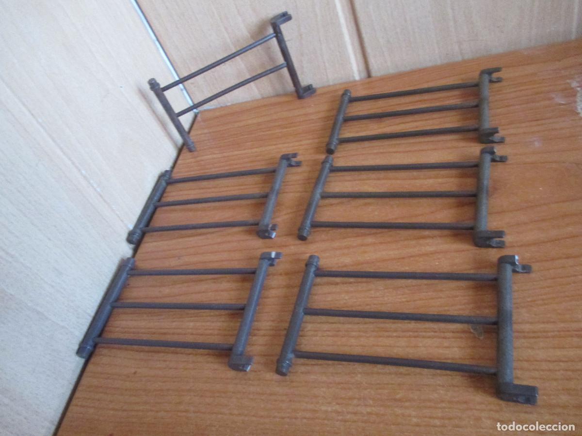 Playmobil: PLAYMOBIL : 1 LOTE 5 VALLAS MARRONES PARA CERCADOS, OESTE , GRANJA , ETC. ( CON TARA )