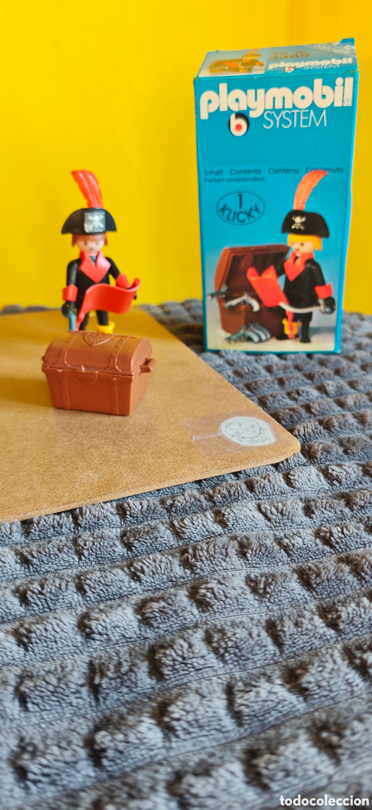 Playmobil: Playmobil 3385 capit&aacute;n pirata con cofre