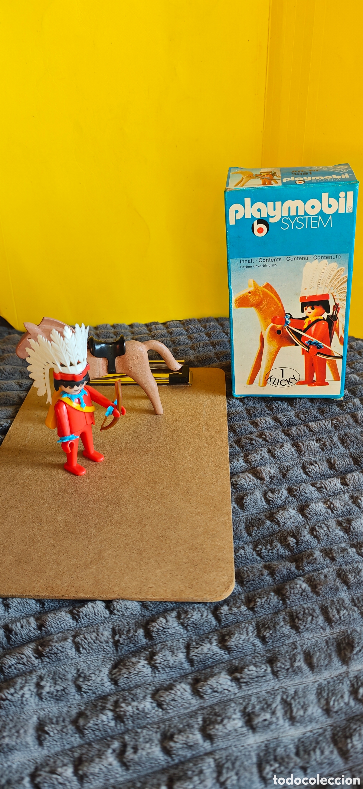Playmobil: Playmobil 3351 jefe indio en caja