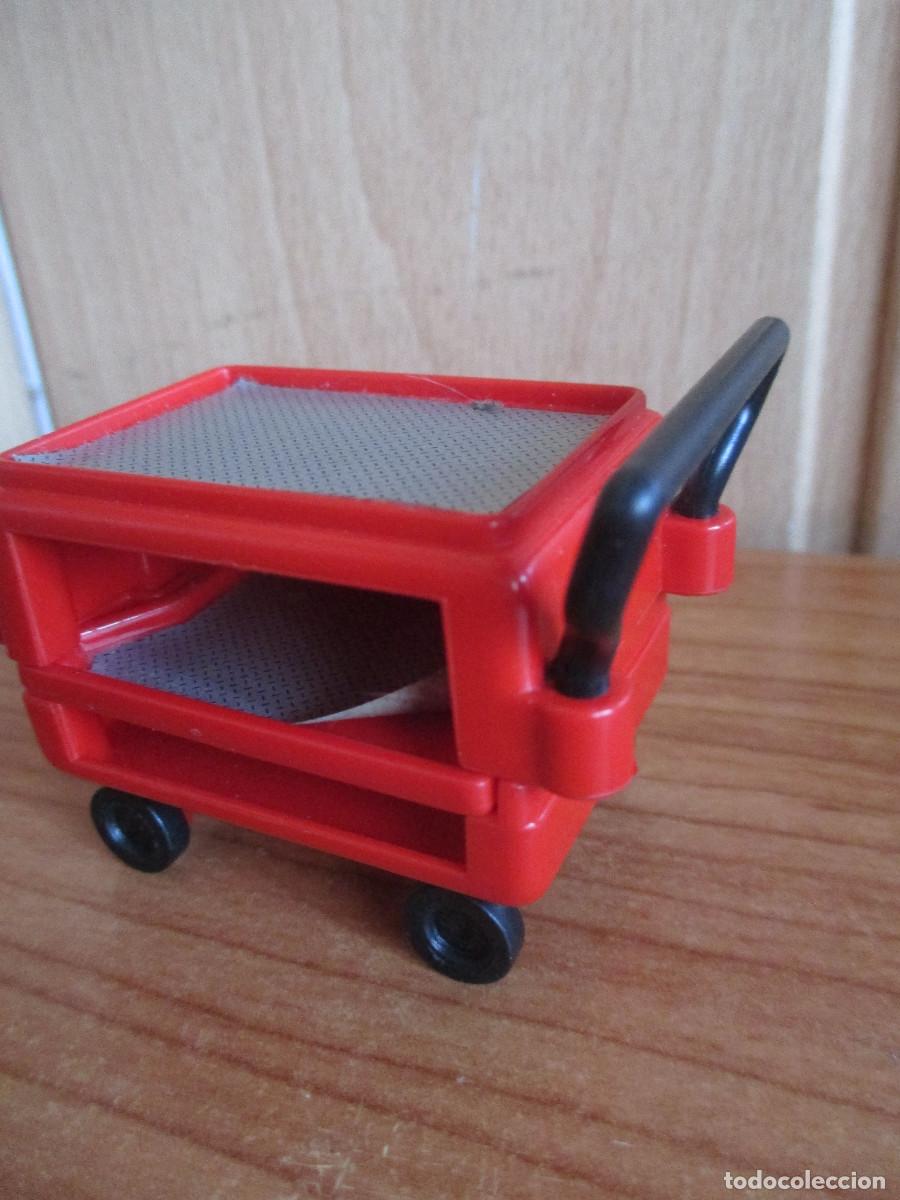Playmobil: PLAYMOBIL : 1 CARRO HERRAMIENTAS ROJO PARA TALLER