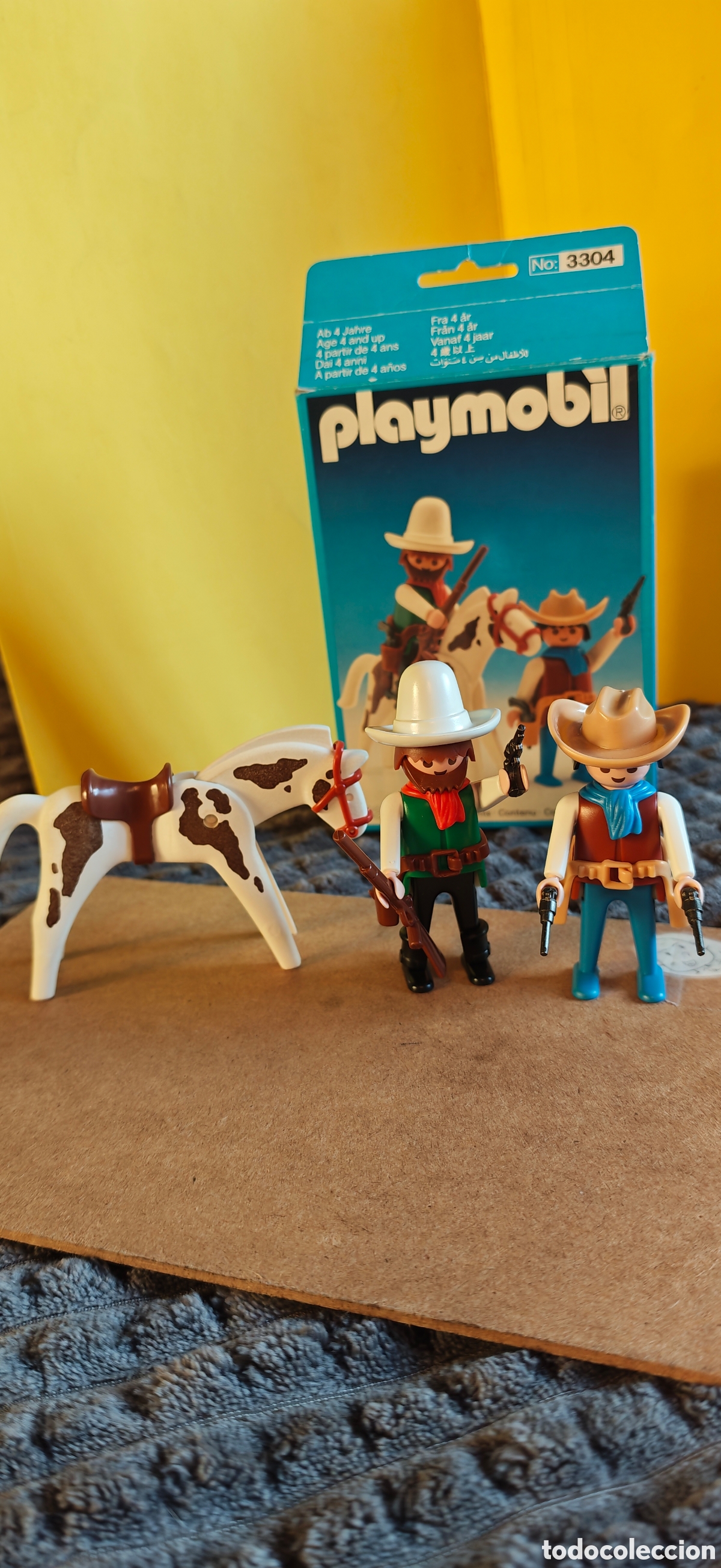 Playmobil: Playmobil 3304 vaqueros pistoleros en caja