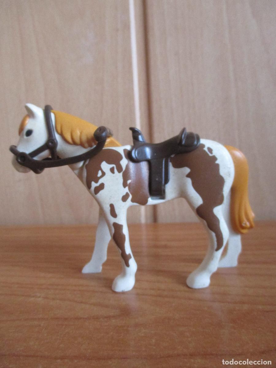 Playmobil: PLAYMOBIL : 1 FIGURA CABALLO OESTE CON SU SILLA Y ARREOS