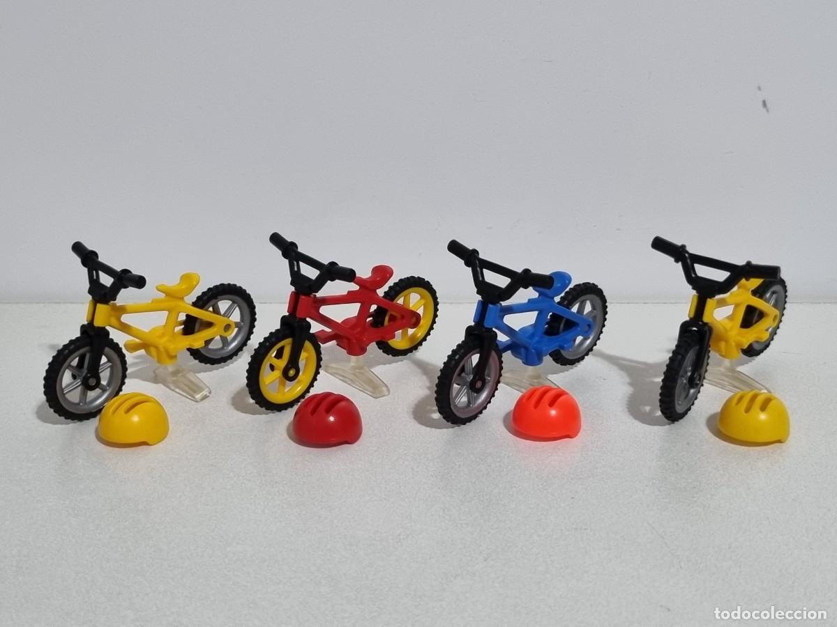 Playmobil: Playmobil Lote Bicicleta Bici Monta&ntilde;a Infantil Ni&ntilde;o Ni&ntilde;a Ciclista